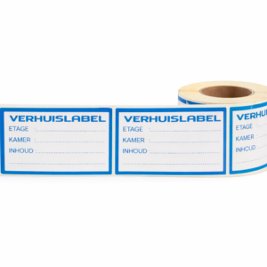 Verhuis labels op rol x 50