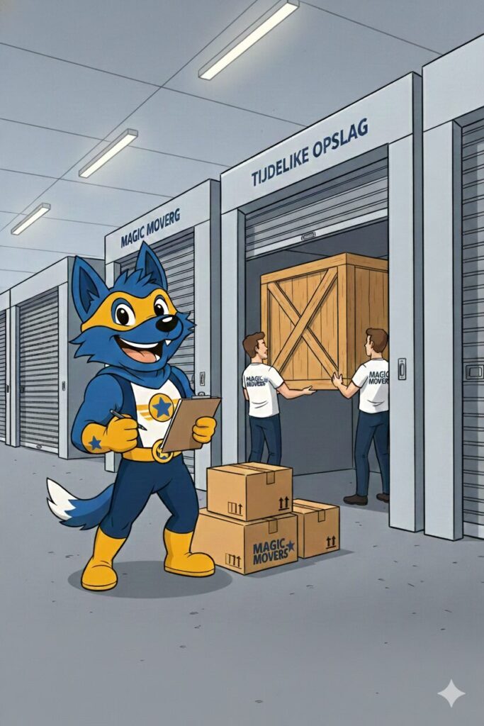 Een tijdelijke opslag van uw inboedel